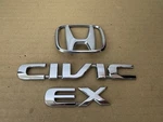 Free Shipping Oem 2001-2005 Honda Civic Ex Rear Trunk Emblem Set Badge 01-05. Fixed Price $19.99.