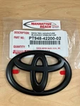 19-25 RAV4 Rear Logo Emblem Overlay Matte Black Genuine Toyota Accessory. Fixed Price $39.00.