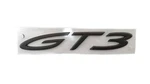 Porsche GT3 Script Rear Badge Black Genuine 992853675GOK1. Fixed Price $298.00.
