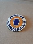 Vintage Keystone Automobile Club Enamel Porcelain Emblem Grill Cover Badge Sign. Fixed Price $45.00.