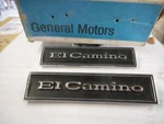 1970'S Chevrolet Camino Door Panel Emblems 9640658 Nos Gm. Fixed Price $150.00.