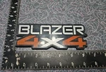 Chevy Oem Blazer 4X4 Red Black Emblem Badge Logo 15592826. Fixed Price $11.00.