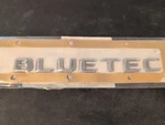 New Genuine Mercedes-benz E-class Rear Boot "bluetec" Badge Emblem A2128177415. Fixed Price $67.21.
