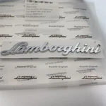 Lamborghini Aventador LP720 LP750 LP700 Rear Script Badge Silver 470853742. Fixed Price $140.00.
