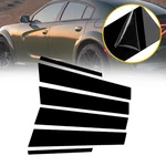 6PCS Black Cover Pillar Posts Door Trim Window Decal Fit 2011-2021 Dodge Charger. Fixed Price $12.44.