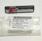 New Oem Genuine Audi "s-line" Red Chrome Grille Emblem Badge 4FO853736A2ZZ. Fixed Price $35.00.