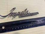 Vintage Chevrolet Chevy Impala Custom Part # 9840507 -side Panel Emblem?. Fixed Price $29.99.