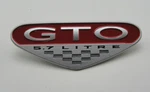 2004 Pontiac Gto Fender Emblem Badge Reproduction Red 04-06 Litre. Fixed Price $29.95.