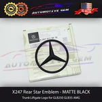 X247 GLB35 Amg Trunk Star Emblem Matte Black Rear Logo Badge Mercedes GLB250. Fixed Price $39.99.