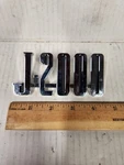 Jeep Gladiator 1960'S J2000 Emblem 968682 Kaiser Badge Chrome Vintage Antique. Fixed Price $127.49.