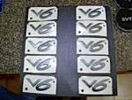 New 2003-05 Mazda V6 Side Molding Emblem Chrome Om/oem. Fixed Price $10.99.