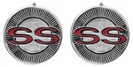 1965 Impala Door Panel Emblem "ss" - Pair New Dii. Fixed Price $42.17.