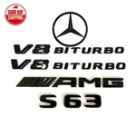 Gloss Black For C217 Coupe S63 Amg V8 Biturbo Star Package Trunk Emblems Badge. Fixed Price $80.99.