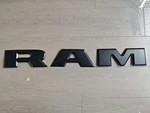 Mopar Oem 1500 2500 3500 Tailgate Black Letters Nameplate Emblem - Set. Fixed Price $88.95.