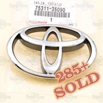 New Oem Toyota Tacoma T100 4RUNNER Front Radiator Grille Panel Emblem 7531135090. Fixed Price $41.08.
