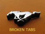 13 14 Ford Mustang Front Grille Chrome Emblem Logo Badge Sign AR3J-8200-A A37967. Fixed Price $80.00.