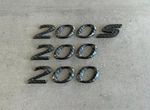 Chrysler Black Carbon Fiber Emblem Set X3 Badges Oem Mopar Side Trunk. Fixed Price $115.00.
