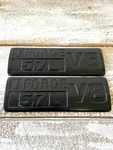 Tundra Black I Force V8 5.7L Emblem Badge Nameplate Toyota 75474-0C030-0C050. Fixed Price $29.95.