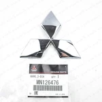 Genuine Mitsubishi 04-06 Lancer Galant Chrome Front Grille Logo Emblem MN126476. Fixed Price $49.01.