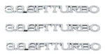 Oer 3.8 Sfi Hood And Trunk Emblem Set For 1984-1987 Buick Regal Models. Fixed Price $79.98.