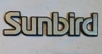 Original Oem Gm Pontiac Sunbird Badge Emblem Nameplate Logo, 7/8" X 1/4". Fixed Price $5.00.