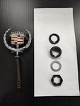 Genuine Oem 1985-1993 Cadillac Deville Chrome Hood Ornament Emblem Gm 25536110. Fixed Price $79.00.