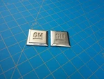Gm Square Emblem Badge Pair Vintage Oem Trim 15228481 Genuine Metal Classic Logo. Fixed Price $26.99.