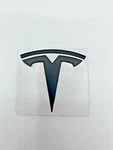 Tesla Model 3 Rear Lid Trunk Emblem Badge Matte Black Logo Oem Upgrade. Fixed Price $17.99.