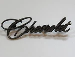 1970'S Chevy Impala Bel Air Emblem Metal Nameplate Badge Ornament Script. Fixed Price $44.00.
