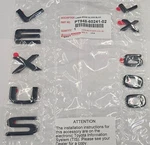 Genuine New Oem Lexus Gloss Black Out Emblem Overlay PT948-60241-02. Fixed Price $134.99.