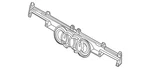 Genuine Audi Grille Emblem Bracket 4M0-853-037-F. Fixed Price $61.61.