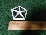 1987-1993 Plymouth Chrysler Front Grille Logo Badge Sign Symbol Emblem White 4L7. Fixed Price $32.99.