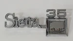 Gmc Sierra Car Emblem Vtg Auto Truck Both Rear Pegs PMC1 351826 14016647. Fixed Price $23.99.
