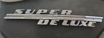 Vintage 1946 1947 Ford "super Deluxe" Emblem Badge Nameplate Part # 51A 16079. Fixed Price $20.00.