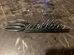 Nos 1968 Mopar Plymouth Satellite Fender Emblem. Fixed Price $125.00.
