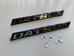 Datsun 620 Pickup Fender Emblem Side Front Badge Replacement Part New X2. Fixed Price $84.98.