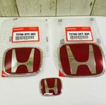 3X Red Emblem Front Rear Steering Badge For Honda Accord Sedan 4DR 2016-2017 Usa. Fixed Price $20.45.