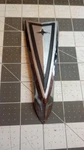 Nose Panel Arrowhead Emblem For 1969 Pontiac Gto And Lemans 9796095. Fixed Price $24.99.