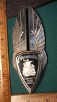 CD45 Plymouth Chrysler Corp Product Grill Emblem Vintage Enamel 1934-6 #652955. Fixed Price $179.99.