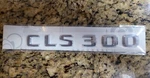 New Genuine Mercedes Benz 'cls 300' Badge Rear Trunk Lid Emblem A2198171315 Oem. Fixed Price $50.00.