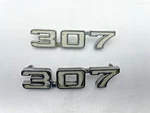 1969 Chevy 307 Fender Emblem Malibu Badge Trim Ornament Chevelle Camaro Pair. Fixed Price $38.41.