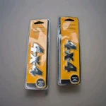 Pilot Automotive IP-418CWK Stick On 4X4 Car Truck Chrome Emblem Of 2. Fixed Price $9.99.