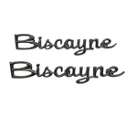 1965-66 Biscayne Chevy Rear Quarter Panel Emblems 4497067 8" Inches. Fixed Price $36.50.