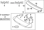 Genuine Hyundai Nameplate 86310-AAAB0. Fixed Price $112.05.
