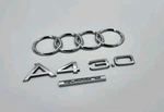 2003-2006 Audi A4 Quattro 3.0 Chrome Rear Trunk Rings Badge Emblem Logo Set Oem. Fixed Price $39.99.