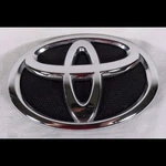 Pcs, 0F Toyota, Corolla, Emblem, Black Chrome, Front, Grill, 140 X 95 Mm.. Fixed Price $16.99.
