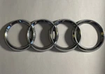 2003-2006 Audi A4 Quattro Rear Emblem / Badge Rings 8H0853742. Fixed Price $13.99.
