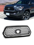 Front Bumper Grille For 2016-2023 Toyota Tacoma Trd Black With Chrome Trim. Fixed Price $138.29.