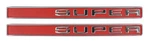 1971 1972 Gmc Truck Front Fender Emblem Super Pair. Fixed Price $62.95.