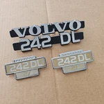 Volvo 1975 242DL Coupe Rear Trunk Lid Black Silver & Fender Emblem Oem. Fixed Price $55.00.